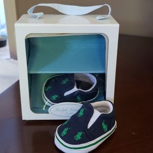 Slip-On Oxfordcloth Sneakers (Infant)  Never Worn
